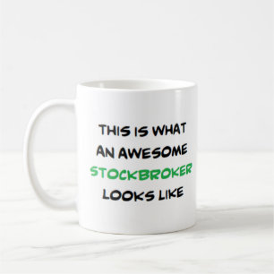 Caneca De Café corretor de ações, incrível