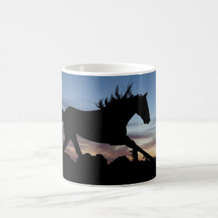 Caneca De Café Corrida Contra A Noite