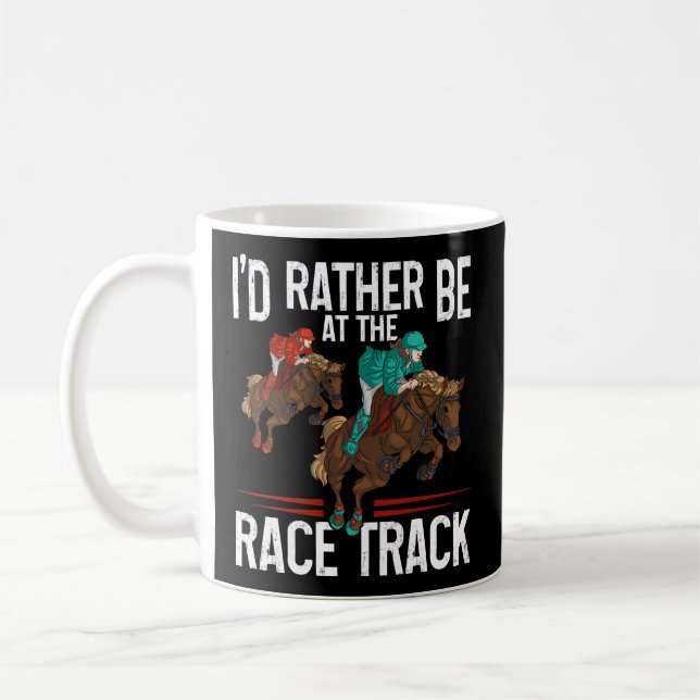 Caneca De Café Corrida de Cavalo (Esquerda)