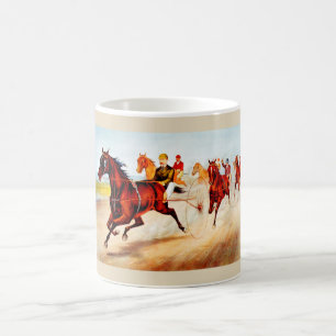 Caneca De Café Corrida de cavalos