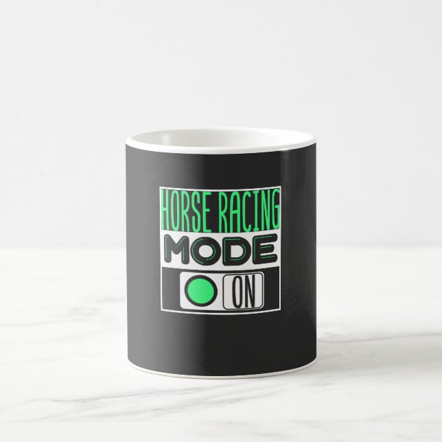 Caneca De Café Corrida de Cavalos (Centro)