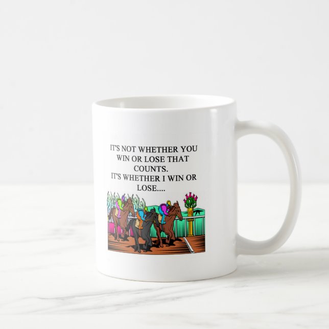 Caneca De Café corrida de cavalos derby (Direita)