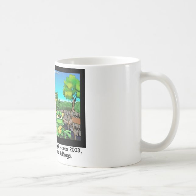 Caneca De Café Corrida dos Sapos Engraçados Presentes/Colecionáve (Direita)