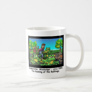 Caneca De Café Corrida dos Sapos Engraçados Presentes/Colecionáve