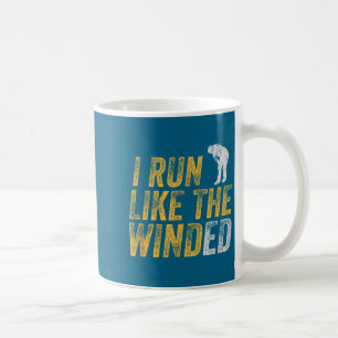 Caneca De Café Corrida Engraçada Como Vento Trocadilho