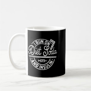 Caneca De Café Corro Em Refrigerante Diet E Insulina Piada De Dia