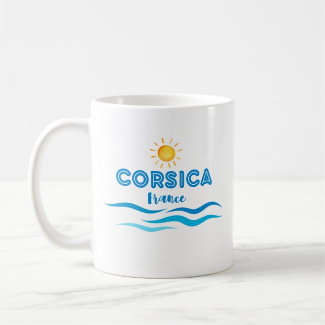 Caneca De Café CORSICA França (Esquerda)