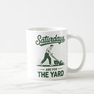 Caneca De Café Cortador de Grama Manual Pai Sábados São Para O Qu