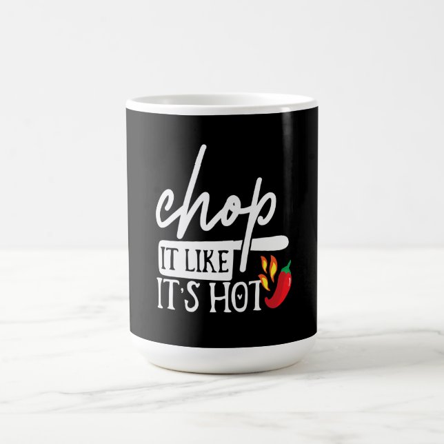 Caneca De Café Cortar Como Presentes De Chef Engraçados Com Pimen (Centro)