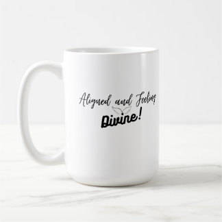Caneca De Café Corte de café dividido alinhado e sentindo