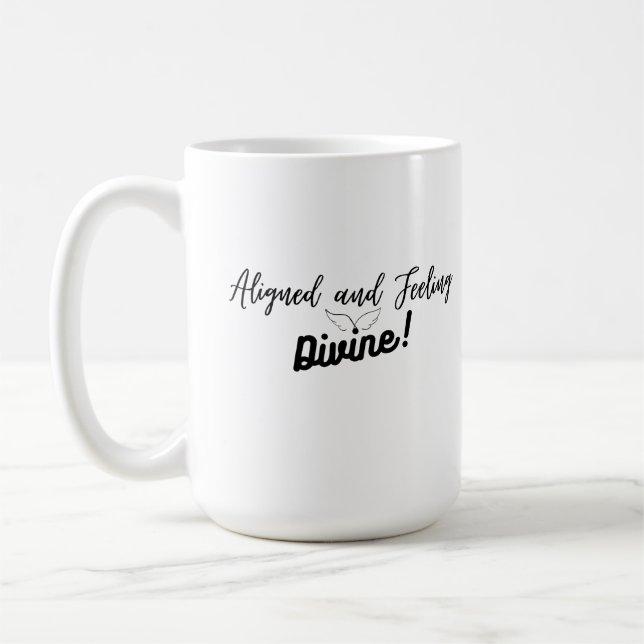 Caneca De Café Corte de café dividido alinhado e sentindo (Esquerda)
