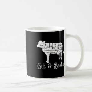 Caneca De Café Corte E Vaca De Carne - Cortes De Carne De Bovino