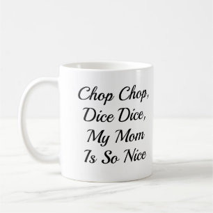 Caneca De Café Corte, picado, minha mãe é tão legal ou Sua Mensag
