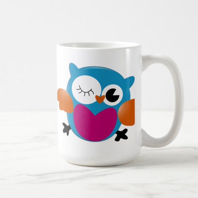 Caneca De Café Coruja (Direita)