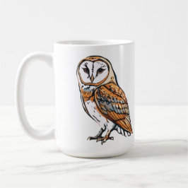 Caneca De Café Coruja-barreada