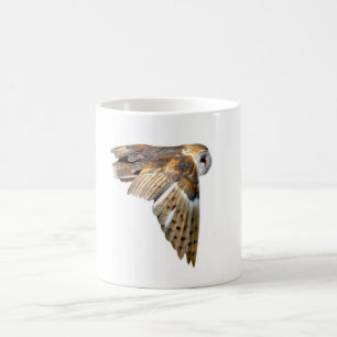 Caneca De Café coruja de celeiro do vôo