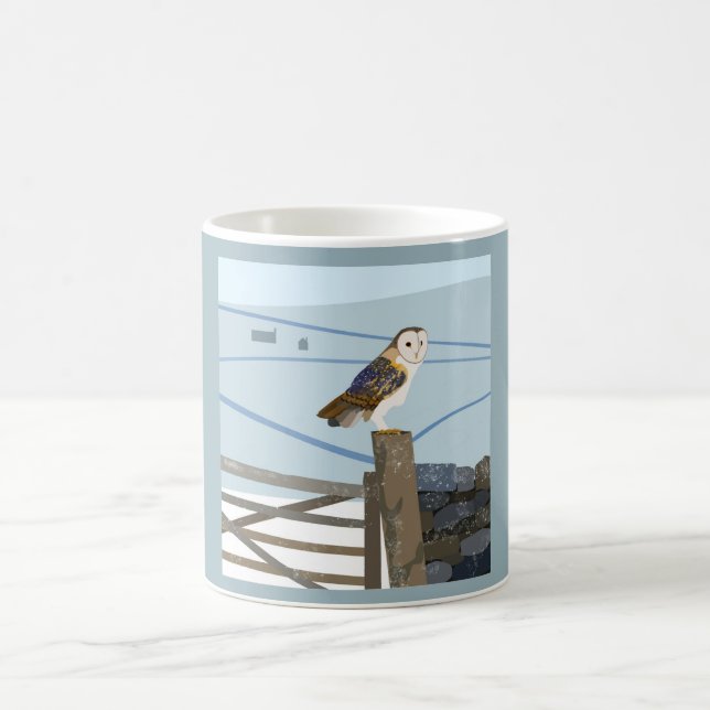 Caneca De Café Coruja-de-galinha (Centro)