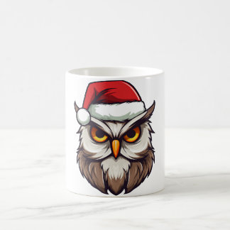 Caneca De Café coruja de Natal