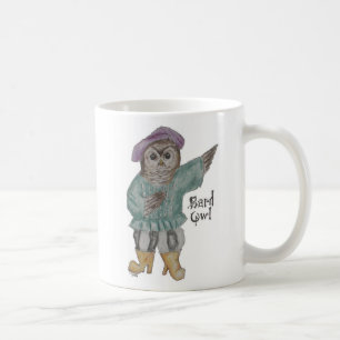 Caneca De Café Coruja do bardo