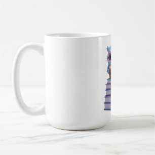 Caneca De Café Coruja do Livro Cósmico
