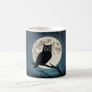 Caneca De Café Coruja em uma Noite Mágica