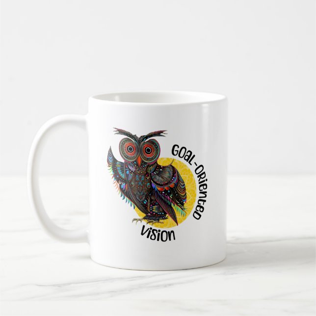 Caneca De Café Coruja-Espírito (Esquerda)
