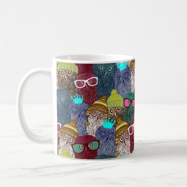 Caneca De Café Coruja na coroa (Esquerda)