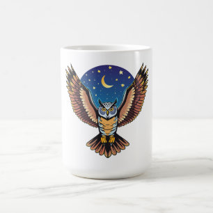 Caneca De Café Coruja-ornada