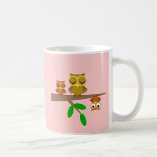 Caneca De Café corujas bonitas e engraçadas
