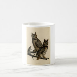 Caneca De Café Corujas excelentes (por John James Audubon)