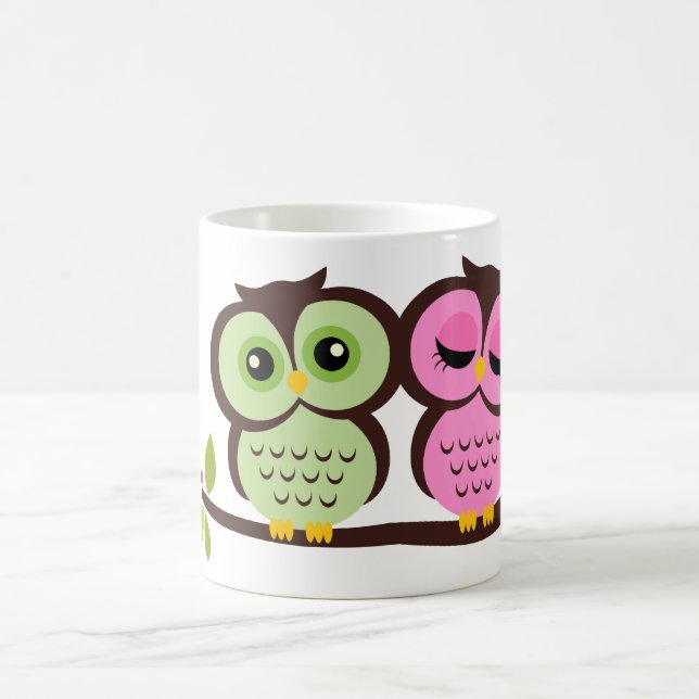 Caneca De Café Corujas Lindas (Centro)