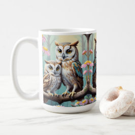 Caneca De Café Corujas sábias