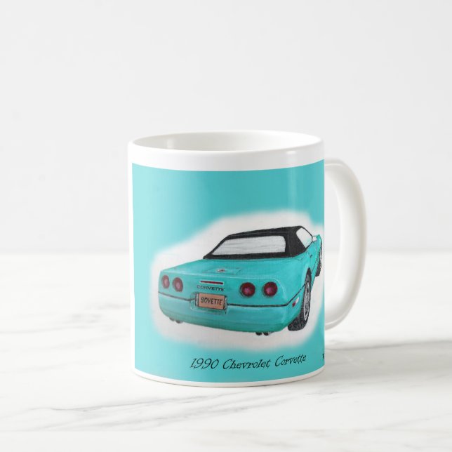 Caneca De Café Corvette Mug (Frente Esquerda)