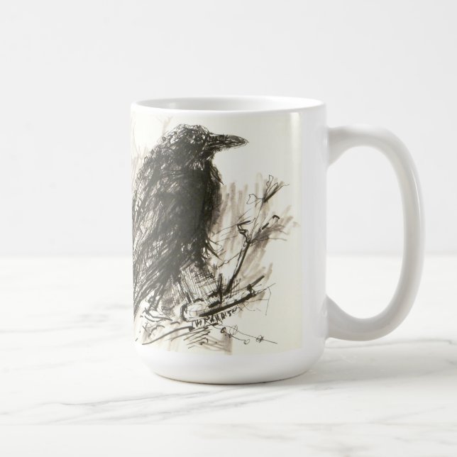 Caneca De Café corvo (Direita)