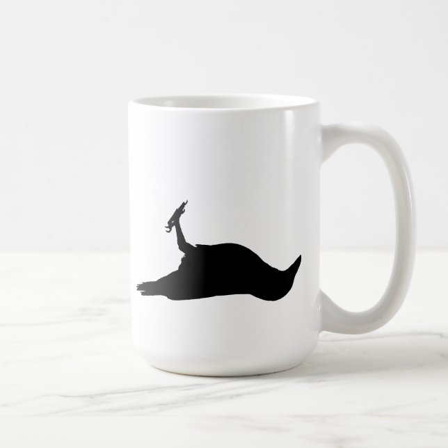 Caneca De Café Corvo inoperante (Direita)