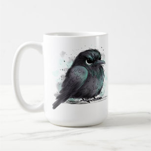 Caneca De Café Corvo Mal-humorado