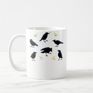 Caneca De Café Corvos Brincalhões