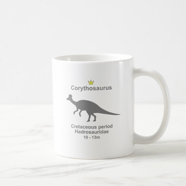 Caneca De Café Corythosaurus g5 (Direita)