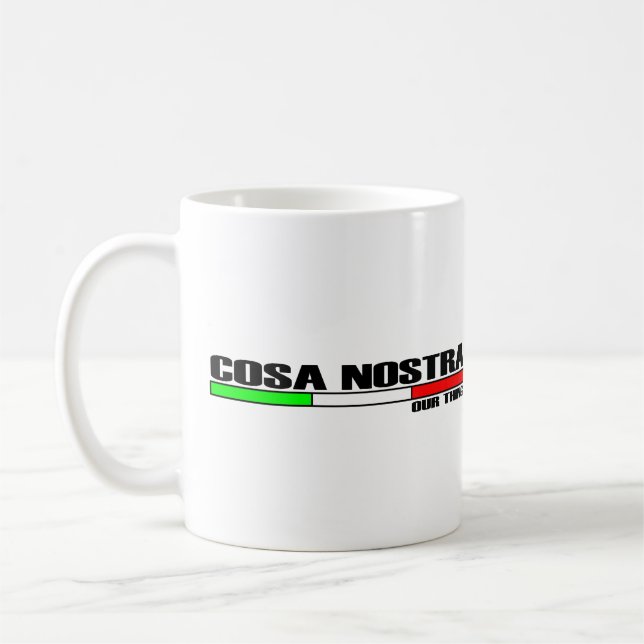 CANECA DE CAFÉ COSA NOSTRA (NOSSA COISA) (Esquerda)