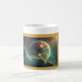 Caneca De Café Cosmic Dawn Nebula Design