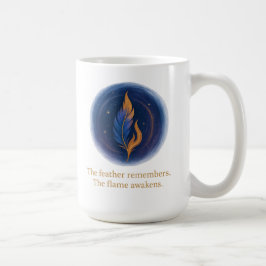 Caneca De Café Cosmic Feather 