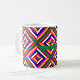 Caneca De Café Cosmos-infinite Personalized Mug - Purple/Green