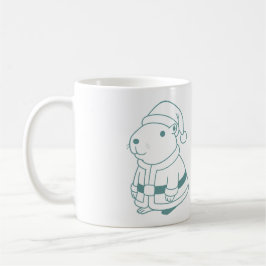 Caneca De Café cosplay papai noel capivara