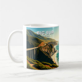 Caneca De Café Costa Central do Grande Sur Califórnia
