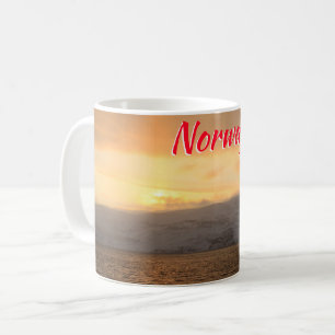 Caneca De Café Costa de inverno da Noruega