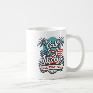 Caneca De Café Costa Do Golfo Da América Funny Donald Trump 2025