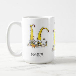Caneca De Café Costa do Maine - Gnomo de Boas-Vindas