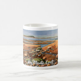 Caneca De Café Costa do Mar Atlântico Personalizar
