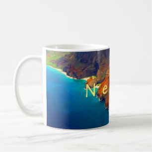 Caneca De Café Costa Kauai Havaí do Nepali