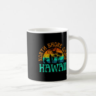 Caneca De Café Costa Norte de Oahu Havaí Praia de Surf Ondas de S